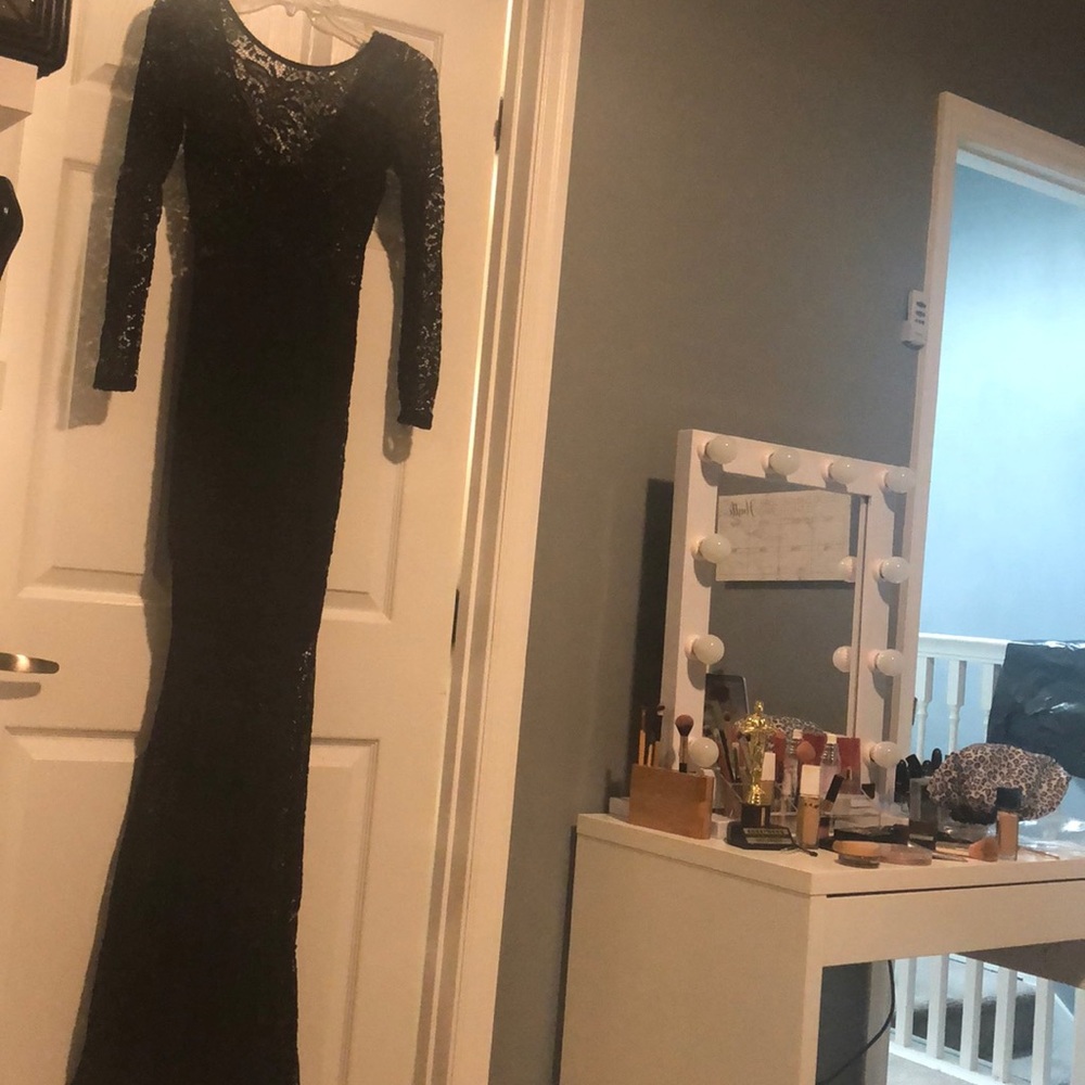 Black mermaid dress